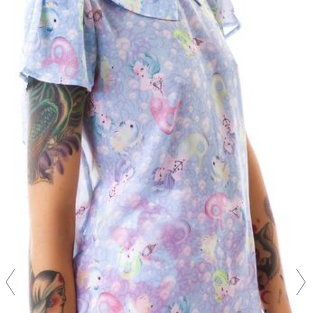 Iron Fist Lollipop Lorelei Blouse Sz L